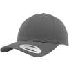 F7706 7706 Flexfit Curved Classic Snapback Cap Charcoal colour image